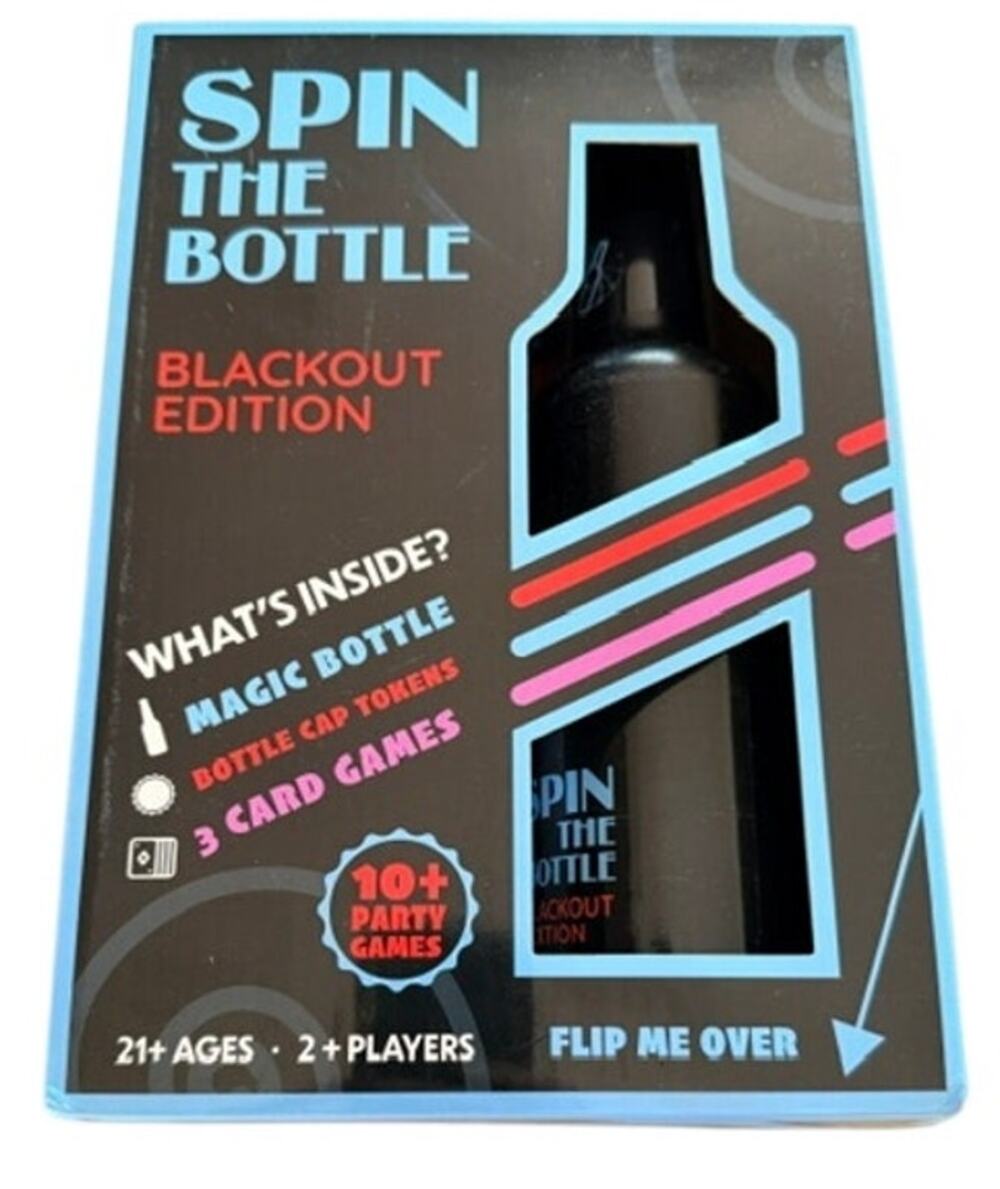 Spin the Bottle Blackout Edition Adult Party Game 21+ 2+ Players New